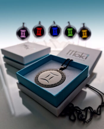 Zwillinge Sternzeichen Halskette mit Box